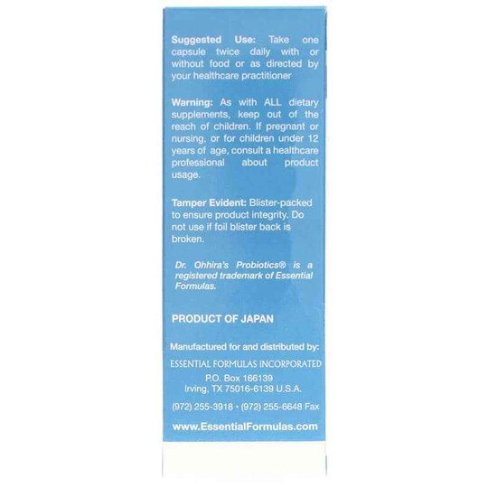 Dr. Ohhira's Probiotics Professional Formula, ESF
